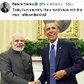 Obama Tweet on Modi is Fake