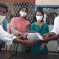 Akkineni Amala distributes Red Gram seeds to farmers