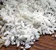 plastic stones in rice
