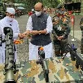 Want tension at border to end says Rajnath Singh
