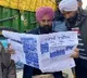 Protesting farmers launch bilingual paper Trolley Times