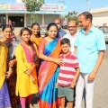 kavita takes photos with bodhan people