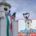 DYFI hoists tricolour at Palakkad municipality after BJP unfurls Jai Shri Ram banner