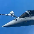 Rafale jet fighters fueling in mid air