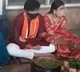 Niharika and Chaitanya offers special prayers at Annavaram shrine