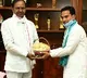 Apple farmer Balaji met CM KCR