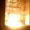 Antarvedi Sri Laxminarasimhaswamy chariot burnt