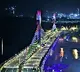 KTR shares Durgam Cheruvu cable bridge night view photos