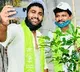 Sharwanand planted saplings in GHMC Park