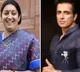 Union Minister Smriti Irani thanked Sonu Sood
