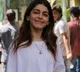 Actress Alaya Tries and Strugle in A New Yoga Pose