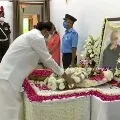 Prime Minister Narendra Modi pays last respects to former President PranabMukherjee