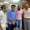 HCA President Mohammed Azharuddin met KTR and Srinivas Goud