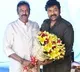 Mohan Babu surprise visit to Chiranjeevi Acharya sets