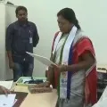 Pothula Suneetha files nomination for MLC
