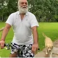 Raghavendra Rao cycling in his house