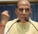 Union defense minister Rajnath Singh makes a statement about China issue in Loksabha