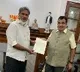 TDP MP Kesineni Nani met union minister Nitin Gadkari in Delhi