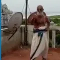 Temple priests martial arts skills gone viral