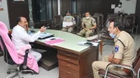 Telangana Home Minister convened a meeting on Moinabad incident