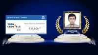 Tata Crucible Campus Quiz - Syed Murtuza Hashmi emerges as winner of the Cluster 2 Finals
