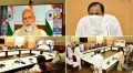 Telangana CM KCR participates in the video conference held by PM Modi