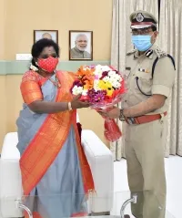 Photos of New Year Celebrations at Raj Bhavan - Hyderabad 