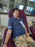 చిరంజీవి పిలుపు మేరకు రక్తదానం చేసిన నటుడు ఉత్తేజ్