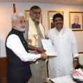 AP Tourism Minister Avanthi Srinivas meeting with Union MoS (I/C) for Tourism
