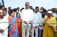 సిద్దిపేట శివారులో తేజోవనం అర్బన్‌ ఫారెస్టు పార్కును ప్రారంభించిన మంత్రి హరీష్ రావు
