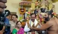 కంచిలో గల అత్తివరదరాజు స్వామివారిని దర్శించుకున్న కేసీఆర్ దంపతులు!