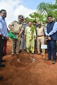 గజ్వేల్ ప్రాంతంలో అటవీ పునరుద్ధరణ కార్యక్రమాలు భేష్: తెలంగాణ డీజీపీ