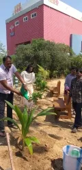 సీఎం కేసీఆర్ జన్మదినోత్సవం సందర్భంగా టీ-శాట్ లో 66 మొక్కలు నాటిన సిబ్బంది