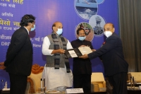Raksha Mantri Rajnath Singh hands over DRDO systems to Armed Forces Chiefs
