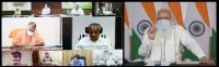 PM Modi chairs meeting on Covid-19 situation with Chief Ministers of high burden states