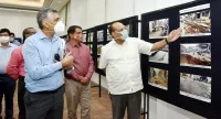 Central team headed by Pravin Vashista, JS MHA toured flood affected areas in the City