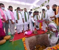 నెల్లికల్లు ఎత్తిపోతలకు శంకుస్థాపన చేసిన సీఎం కేసీఆర్