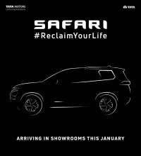 Tata Motors brings back its iconic brand - ‘Tata Safari in a new avatar