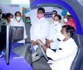డ్రైవింగ్ సిమ్యులేటర్ ను ఏర్పాటు చేసిన మంత్రి పువ్వాడ