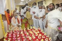 'అష్టోత్తర శత భాగవత పారాయణ’ కార్యక్రమంలో పాల్గొన్న మంత్రి వెల్లంపల్లి 