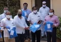 వైద్యులకు పిపిఇ కిట్లు సమకూర్చిన కెమిస్టు, డ్రగ్గిస్టు అసోసియేషన్