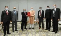 Finance Commission presents copy of its report to the Prime Minister