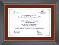 JK Tyre gets recognition from confederation of Indian industry for its sustainable manufacturing practices