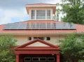 Solar plant atop roof... power bills reduced