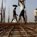 construction labour ride to their home by walk