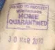 A Govt sector bank closed after a man with home quarantine stamp