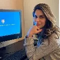 Upasana shows how to make corona mask