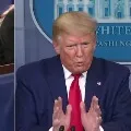 Trump gets angry after reporter asked about corona tests