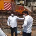 Minister KTR inspects Panjagutta Steel Bridge Works