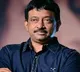 Ram Gopal Varma poses with a Rotweiler dog